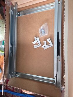 Blum bottom-mount soft-close 14.4" w x 22" long