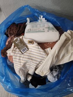 Baby Clothing and Bath Set Bundle