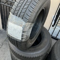 265/70/17 Bridgestone Semi New Tires Set Of 4 Installed And Balanced Set De 4 Llantas Casi Nuevas Instaladas Y Balanceadas