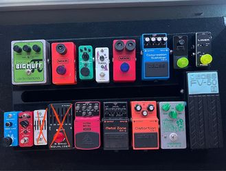 Guitar Effects Pedal Board Collection