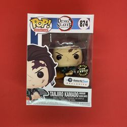 Funko Pop! Demon Slayer Tanjiro Kamado Galactic Toys Exclusive Glow Chase #874