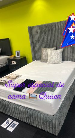 Gran especial de cama Queen size incluye colchones entrego por el mismo ciertas áreas