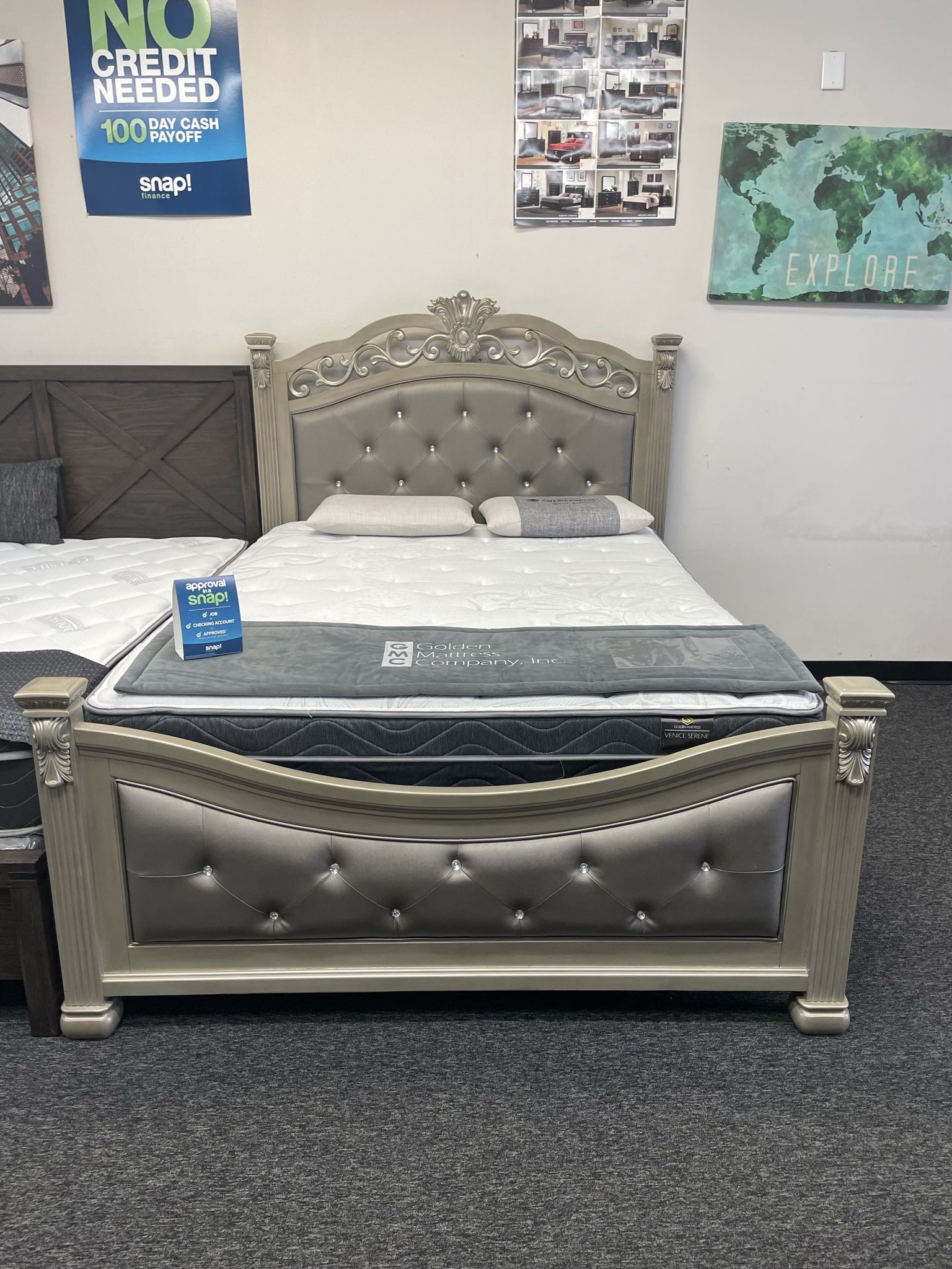 (JUST $54 DOWN) Brand New Queen Bed (Financing and Delivery available)