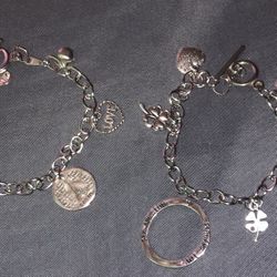 Silver Charm Bracelets