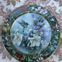 Beautiful Hummingbird Plate