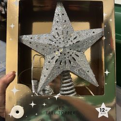 Christmas Tree Star LED/Light Topper (12 In.)