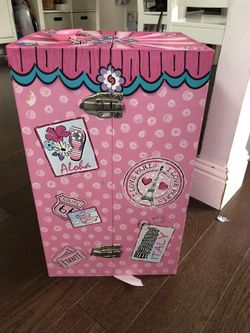 Closet Trunk Travel Case fits American Girl 18 inch Dollsg