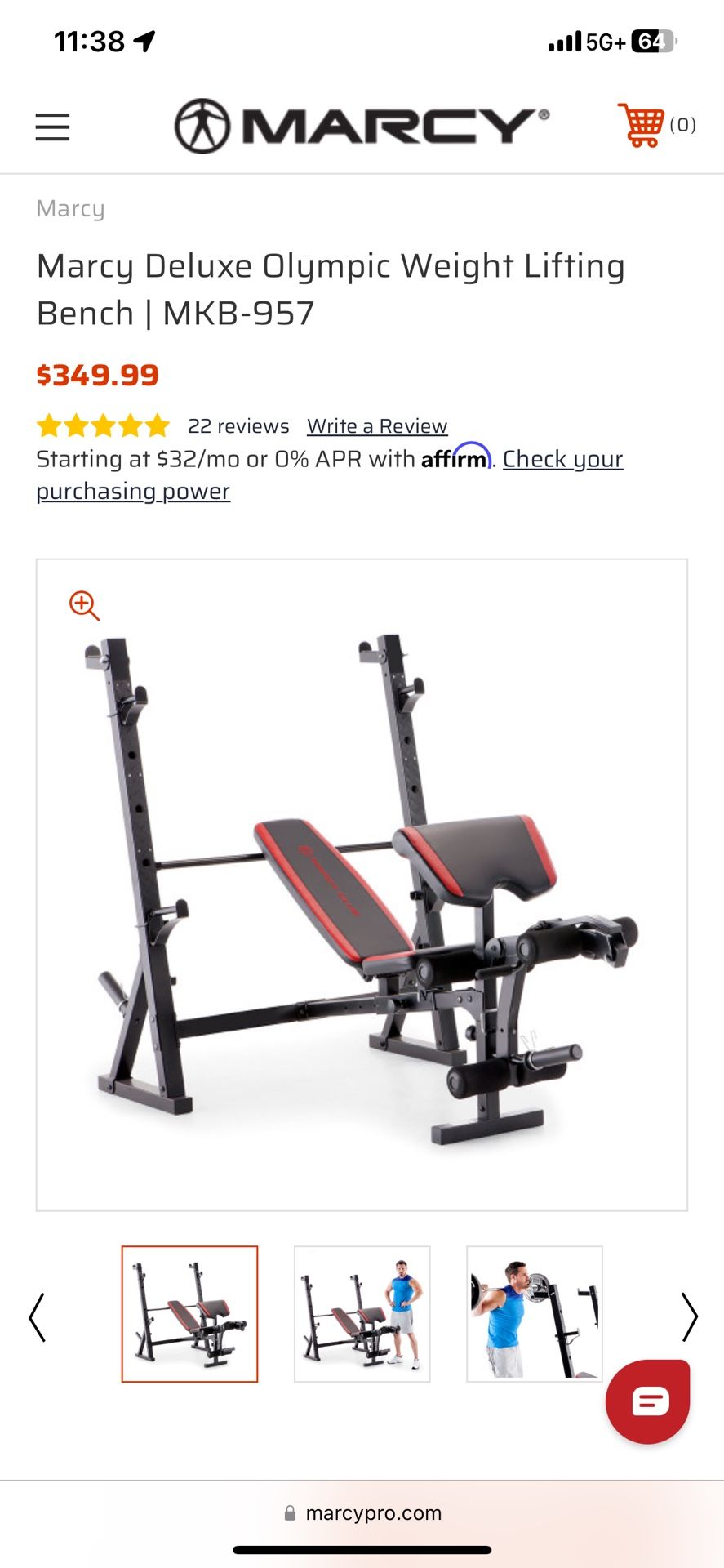 BRAND NEW Olympic Weight Lifting Bench Press w/ squat and leg extension, and bicep curl