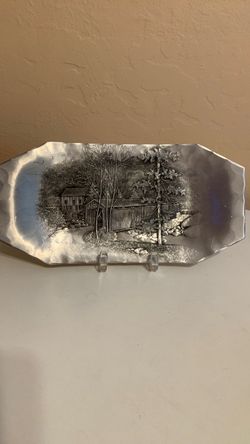 Vintage Hammered Aluminum Tray by Wendell August Forge