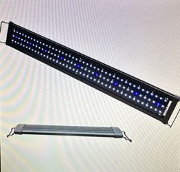 BeamsWork 72” White Blue Led Aquarium Light With Digital Timer