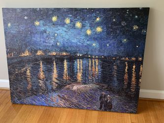 48” x 36” Van Gogh print