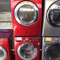 Red Washer And Dryer 