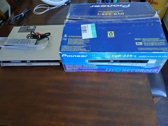 Pioneer dvr-225-s  DVD recorder and player