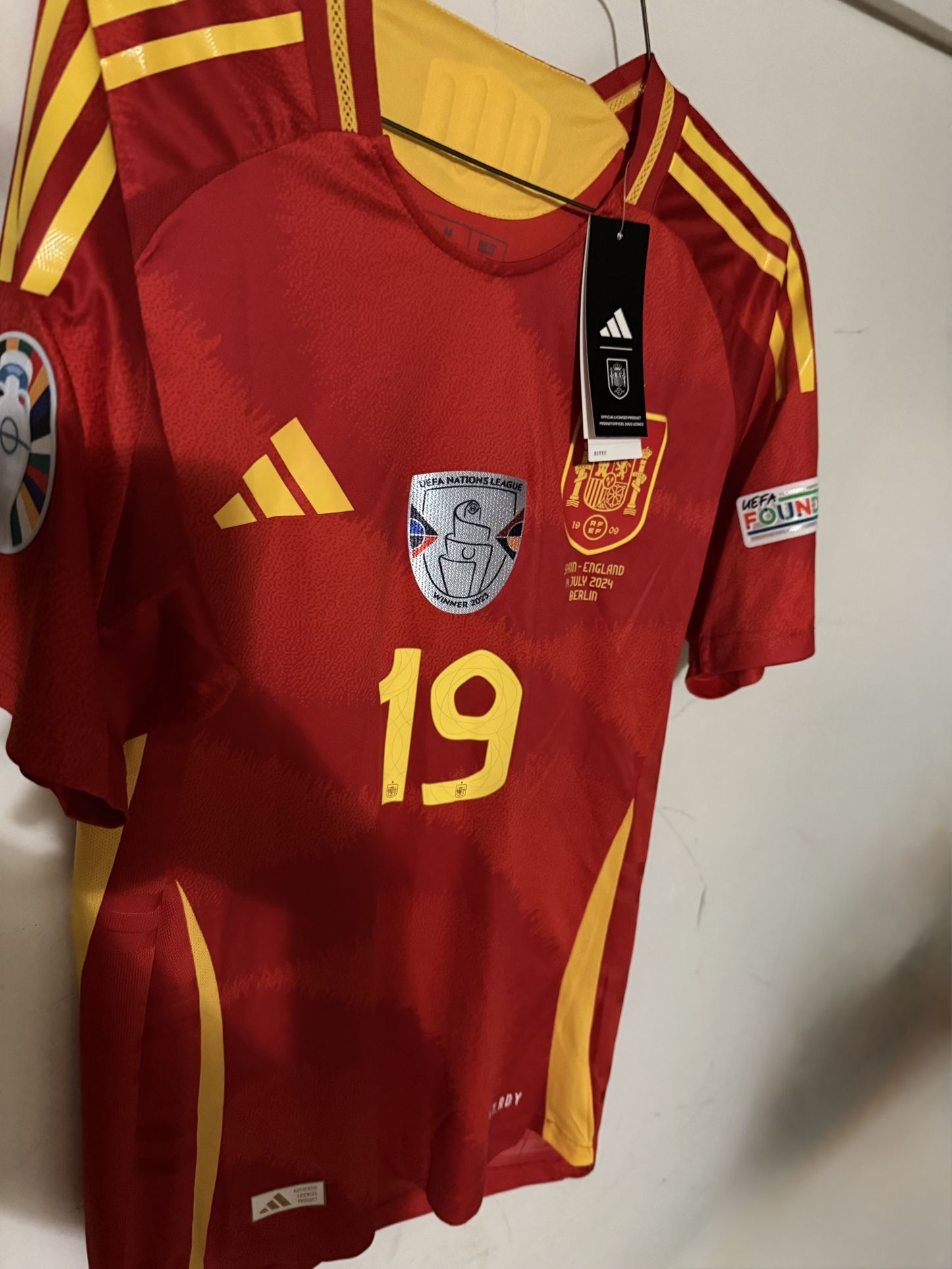Lamine Yamal Spain Jersey Euro 2024 Final