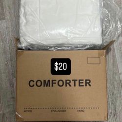 White Comforter Size Twin