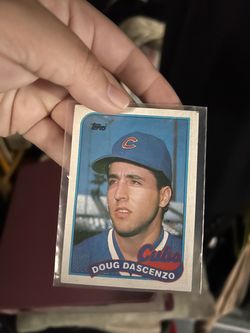 1989 Topps Doug Dascenzo Chicago Cubs Baseball Card