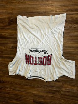 White Boston Massachusetts T-Shirt