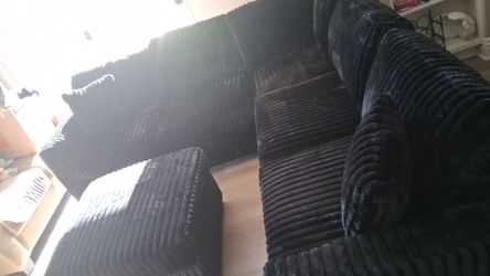 4pcs Sectional Sofa W/ottoman