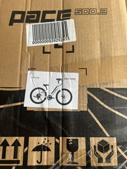 Brand new in box Aventon - Pace 500.3 Step-Through Ebike w/ up to 60 mile Max Operating Range and 28 MPH Max Speed - Large - Ghost White With manufact