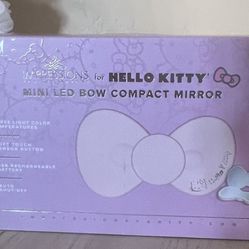 Hello Kitty Matte Pink Led Bow Compact Mirror *Firm On Price*