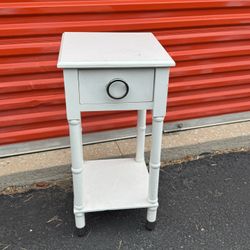 White Side Table 