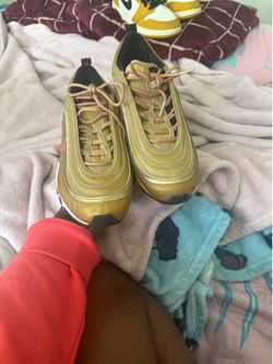 Size 7y - Nike Air Max 97 OG 2023 Metallic Gold