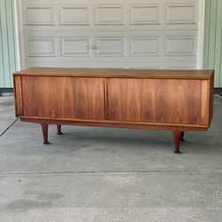 Restored Mid Century Teak Credenza by Bernhard Pederson & Son 