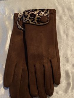Leopard Gloves  