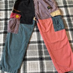 Aelfric Eden Patchwork Color Block Corduroy Pants