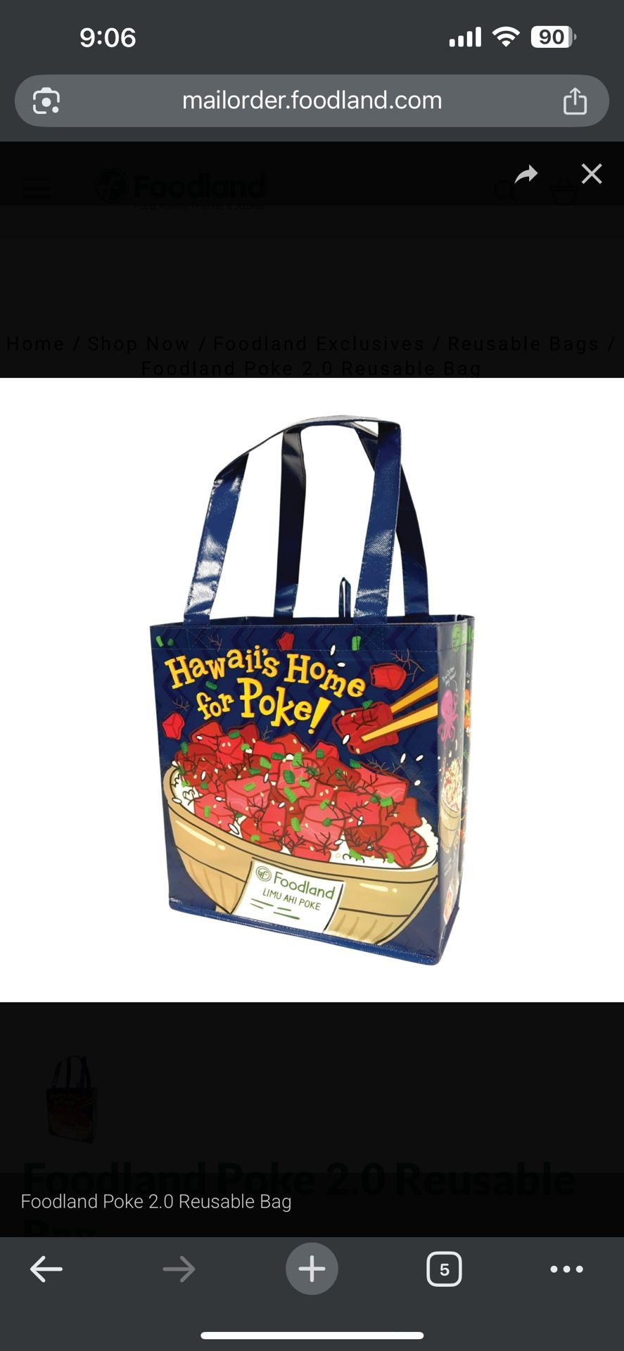 Foodland Reusable Bag
