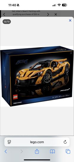 Lego McLaren P1 + P1 Logo Set