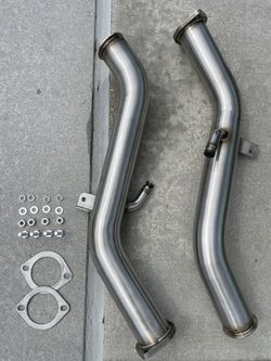 Luxma Performance Exhaust full Down Pipe for VR30DDTT, Q50 Q60 3.0L