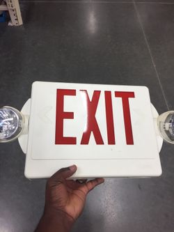 Emergency exits sign led with lights