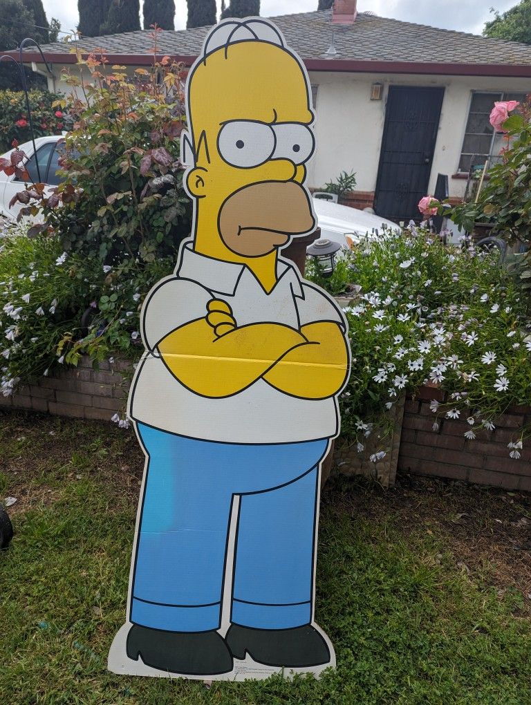 Homer Simpson - Cardboard Cutout - Missing Stand