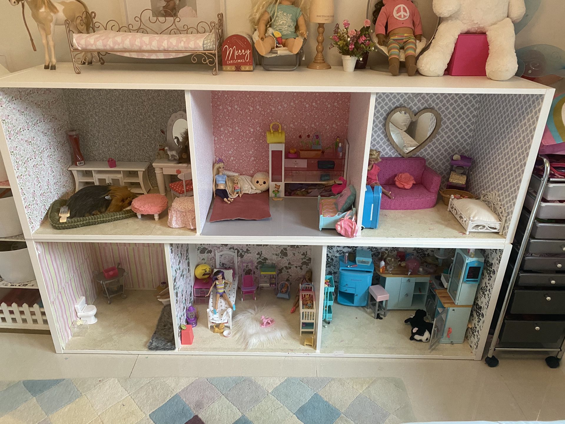 American Girl, Barbie doll house for sale, ikea furniture