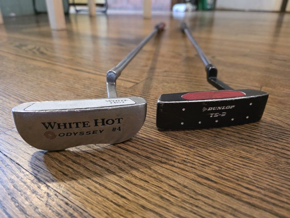 Odyssey White Hot #4 Putter + Dunlop TS-3 Putter – Both for One Price!