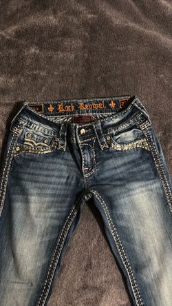 USED WOMEN ROCK REVIVAL JEANS