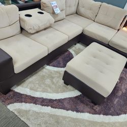 SECTIONAL WITH OTTOMAN 