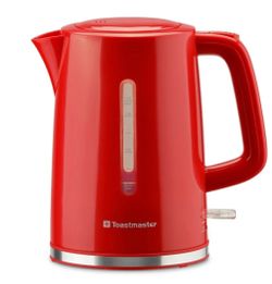 Toastmaster 1.7-Liter Red Electric Kettle