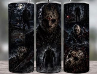 Jason scary 20oz stainless steel tumbler