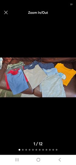 Boys kids short sleeve tees Abercrombie, North Face size 13, 14