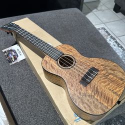 Kala Curly Mango Long Neck Soprano Ukulele