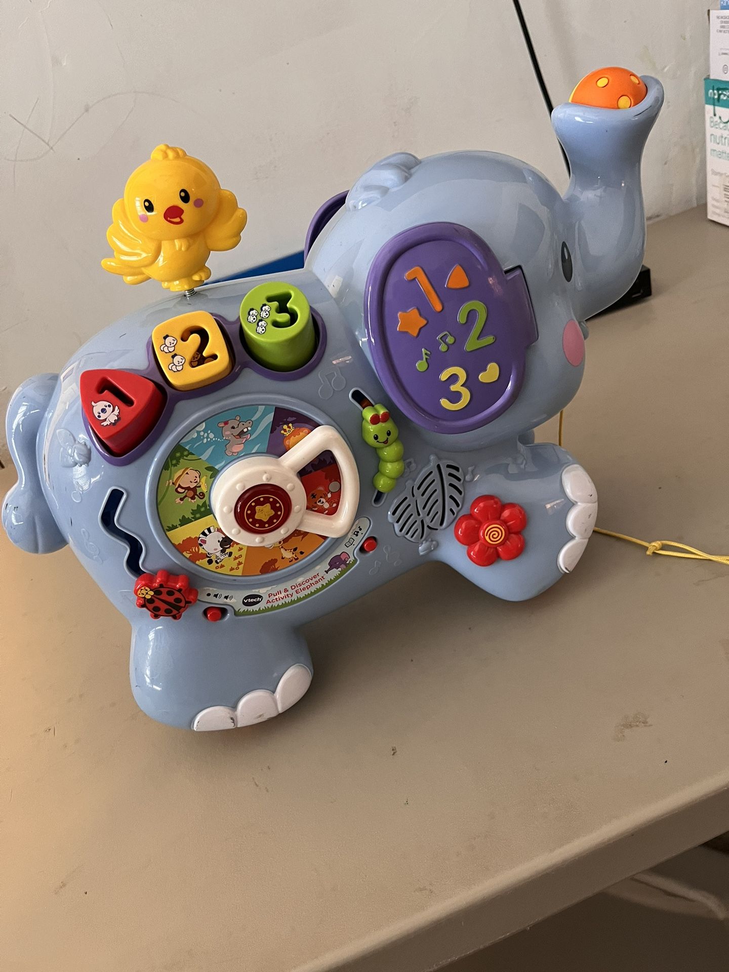 Vtech Pull And Discover Activity Elephant