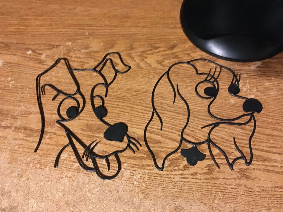 Lady And The Tramp Metal Wall Decoration 