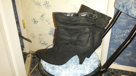 Black pair of Bootie Boots