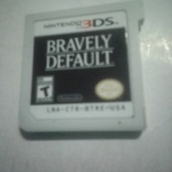 Nintendo 3DS Game Bravely Default No Case Used