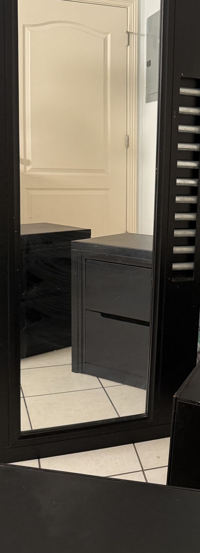 Mirror And Drawers Set Good Condition