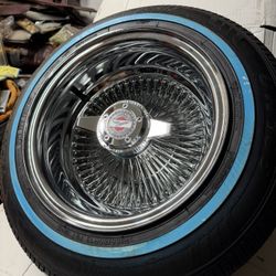 13x7 Wire Wheels And Tires 100 Spoke