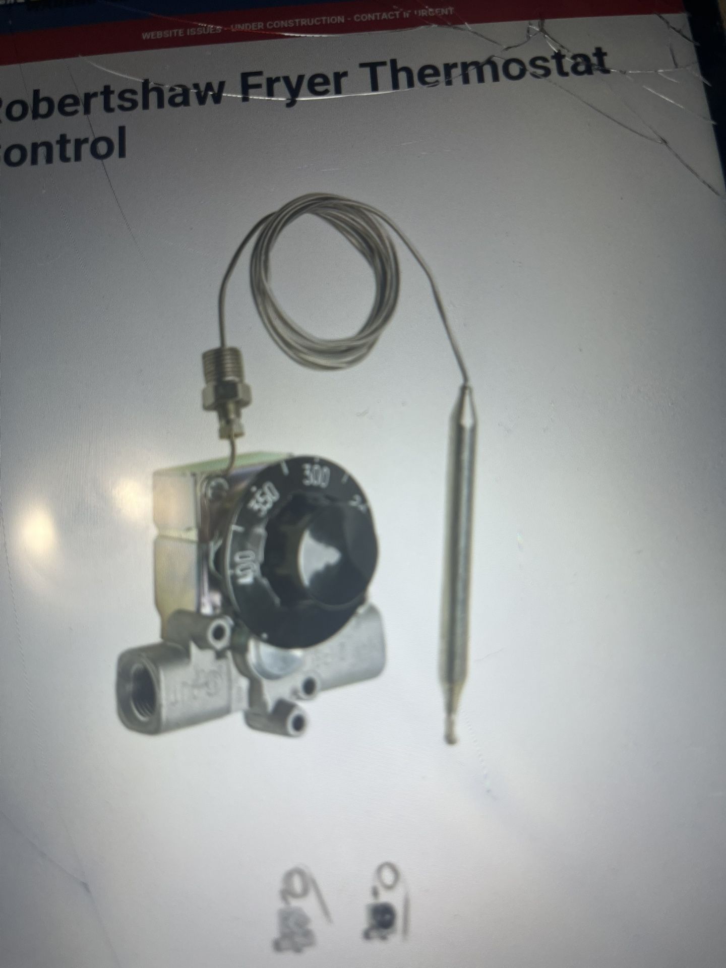 Robertshaw Fryer Themostat Control