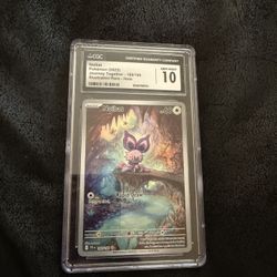 Pokémon Noibat 169/159 Sv09 Journey Together Illustration Rare Holo CGC 10